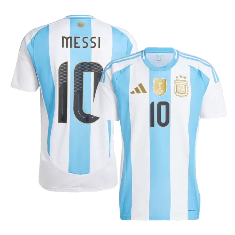 MESSI #10 Maglia Home Argentina 2024/25 — Bianco & Celeste